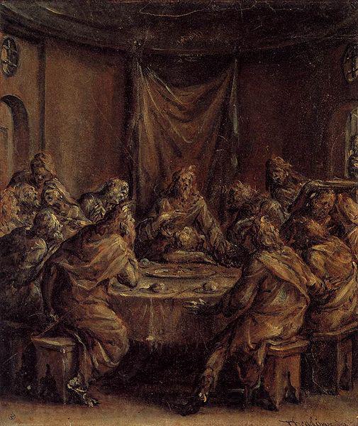 Dirck Barendsz The Last Supper Norge oil painting art
